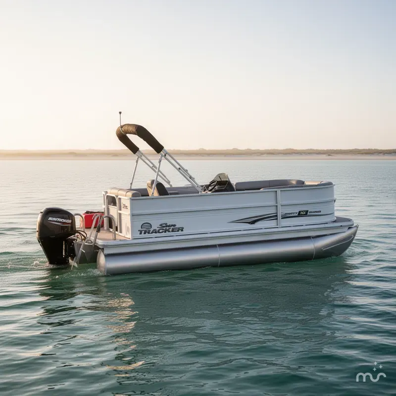 The Image of Sun Tracker Party Barge 16 DLX 2026 - 0