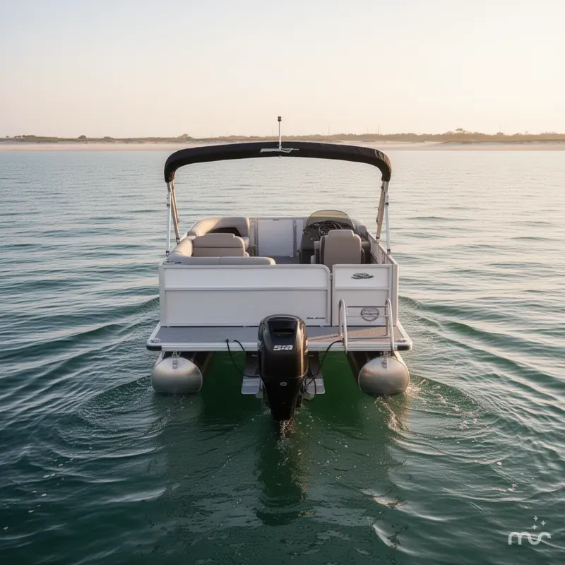 Slide: The Image of Sun Tracker Party Barge 16 DLX 2026 - 3