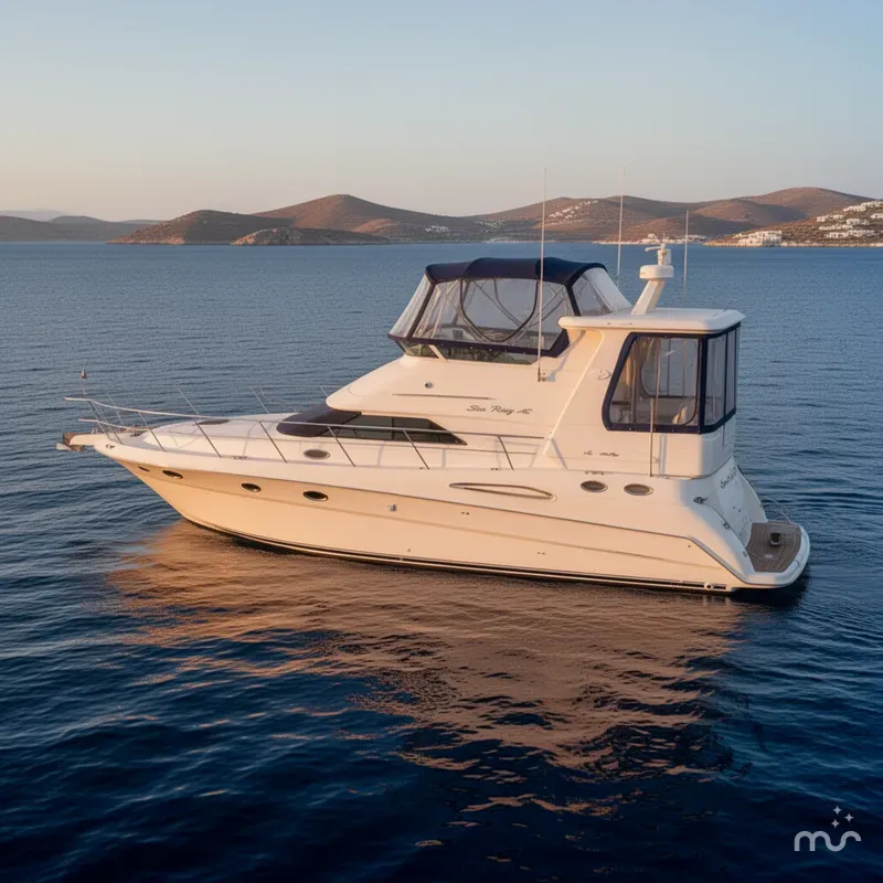 Slide: The Image of Sea Ray 420 Aft Cabin 2000 - 2