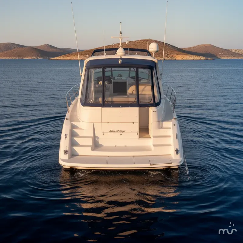 Slide: The Image of Sea Ray 420 Aft Cabin 2000 - 3
