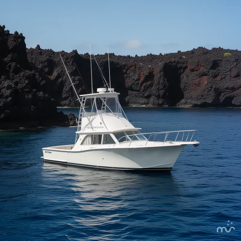 Slide: The Image of Bertram 31 Flybridge Cruiser 1973 - 2