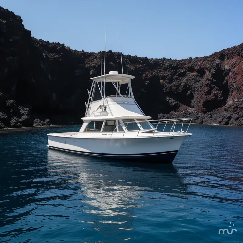 Slide: The Image of Bertram 31 Flybridge Cruiser 1973 - 4