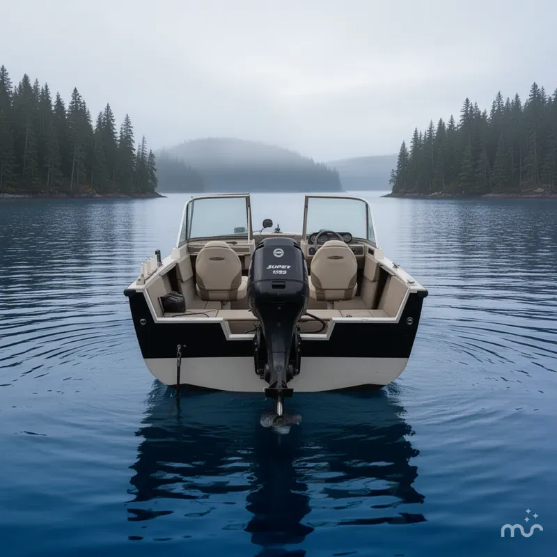 Slide: The Image of Crestliner Super Hawk 1800 Fishing Boat 2002 - 3