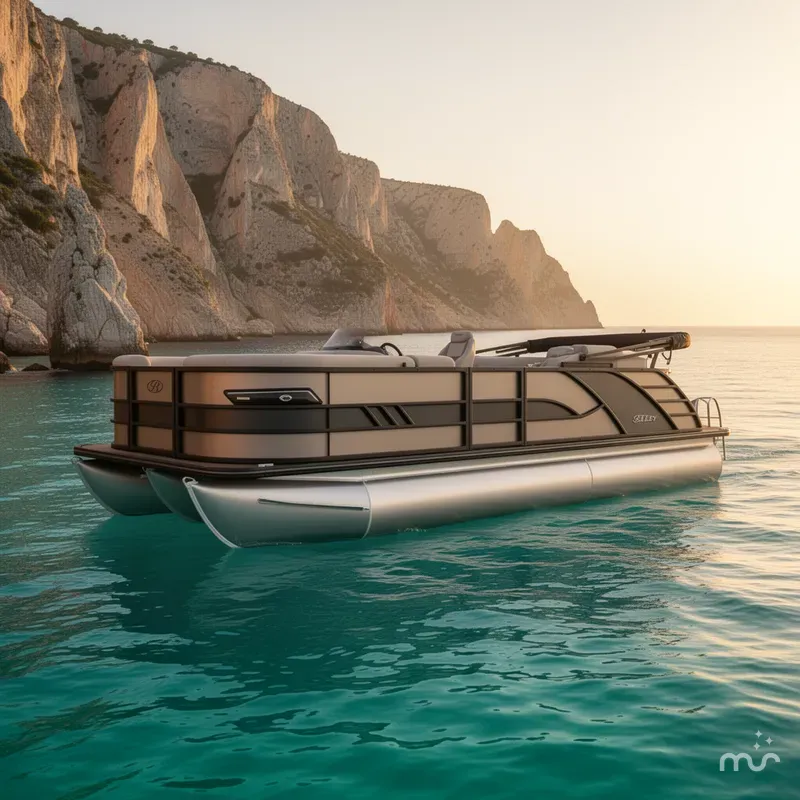 Slide: The Image of Bentley Pontoons Elite 220 QSB 2026 - 2