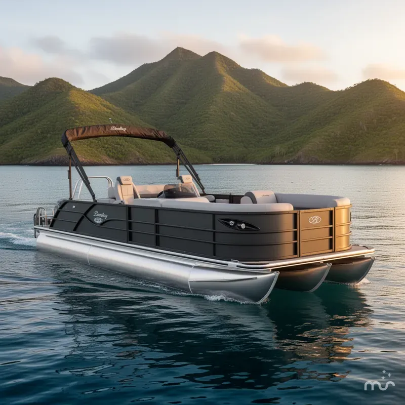 The Image of Bentley Pontoons Legacy 300HP Swingback 243 Tritoon 2026 - 0