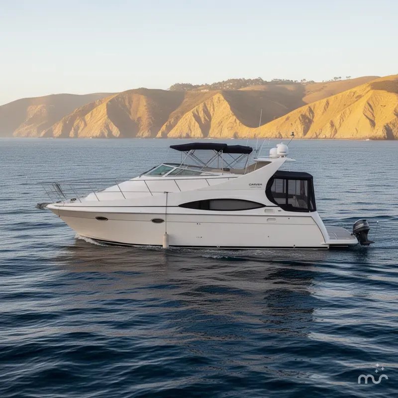 Slide: The Image of Carver Yachts 350 Mariner 2000 - 1
