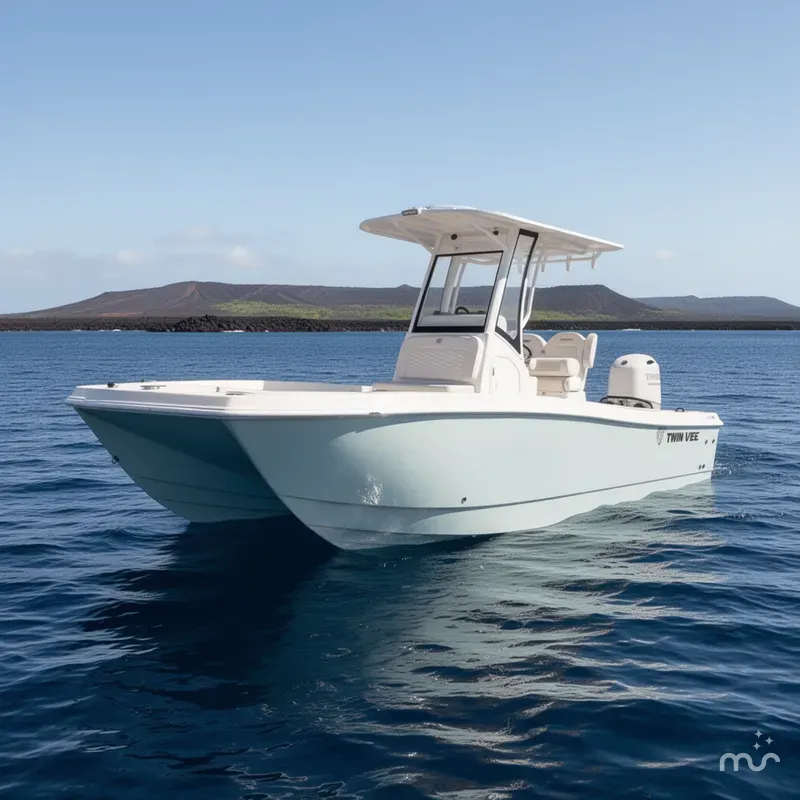 Slide: The Image of Twin Vee 22 BayCat 2026 - 2