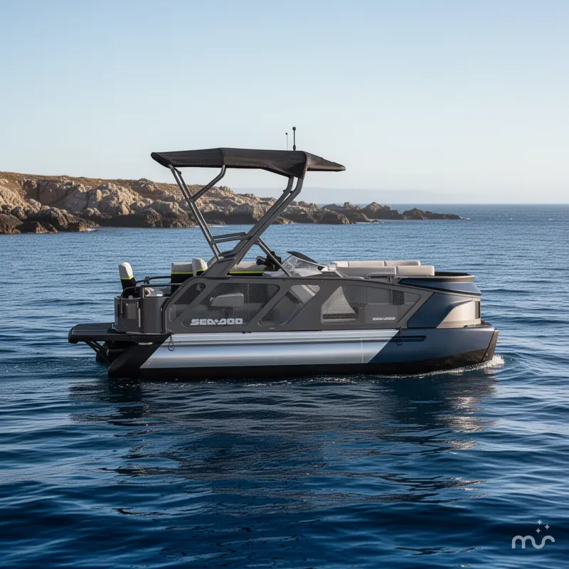 The Image of Sea-Doo Switch Cruise Limited™ 18 - 300 Hp Galvanized 2026 - 0
