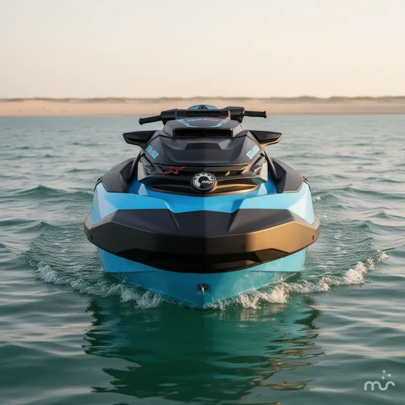 Slide: The Image of Sea-Doo RXT-X™ 325 Gulfstream Blue Premium 2026 - 1