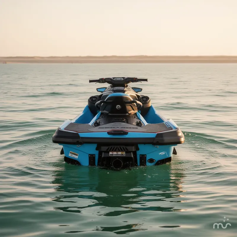Slide: The Image of Sea-Doo RXT-X™ 325 Gulfstream Blue Premium 2026 - 3