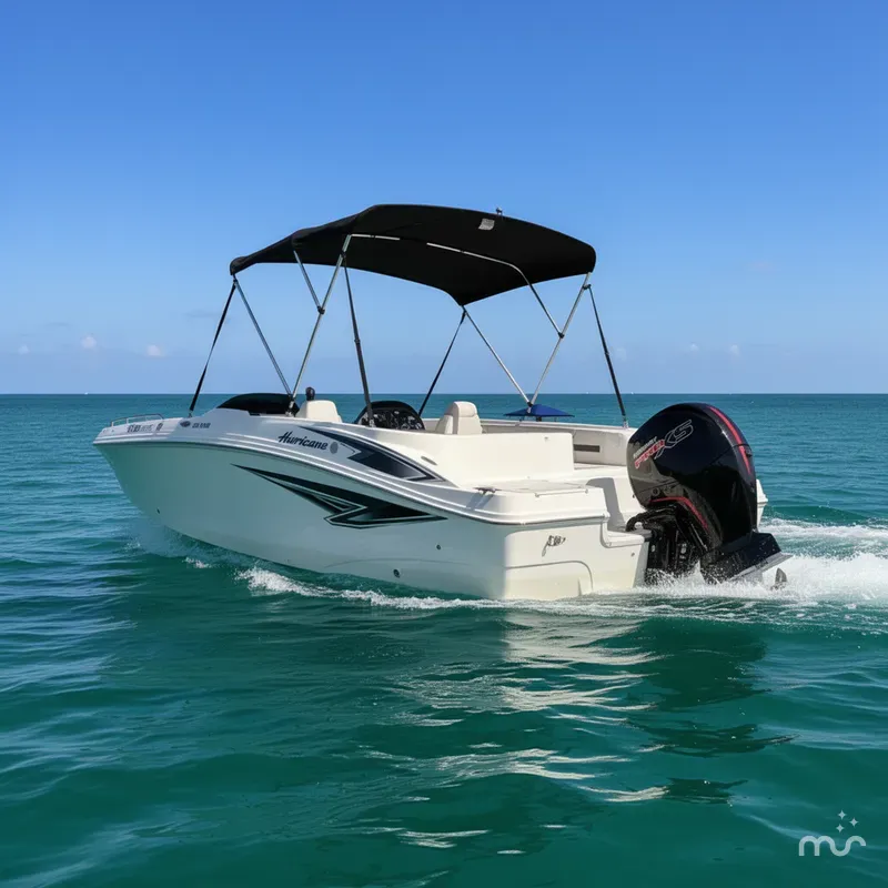 Slide: The Image of Hurricane Sundeck Sport 218 OB 2024 - 1