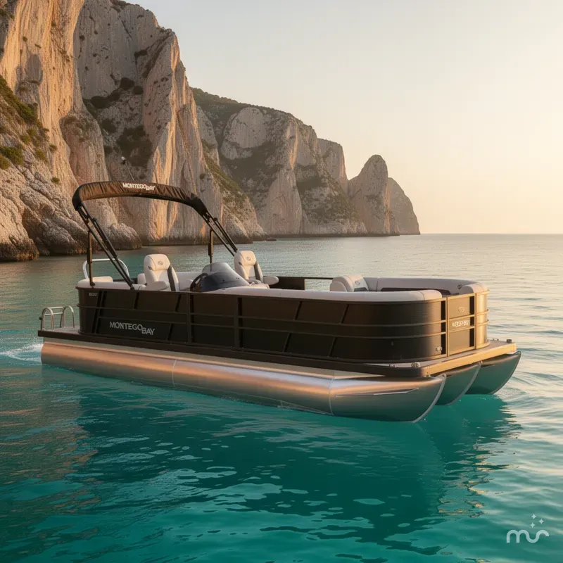 The Image of Montego Bay 150HP Quad Lounge 8522 Tritoon 2026 - 0