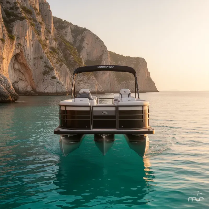 Slide: The Image of Montego Bay 150HP Quad Lounge 8522 Tritoon 2026 - 1