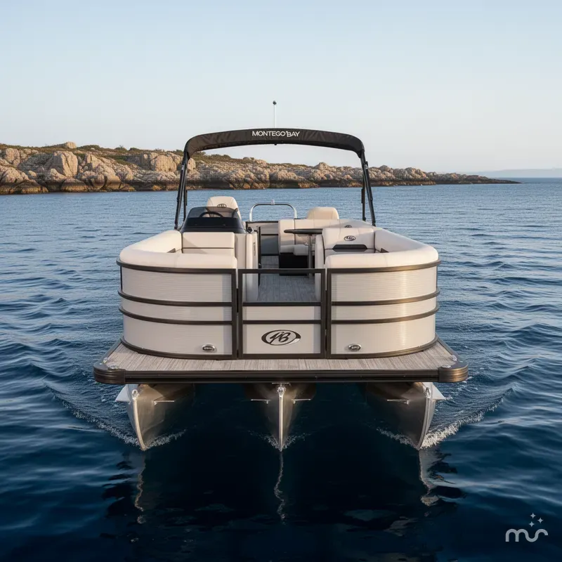 Slide: The Image of Montego Bay 150HP Fish & Cruise 8522 Tritoon 2026 - 1