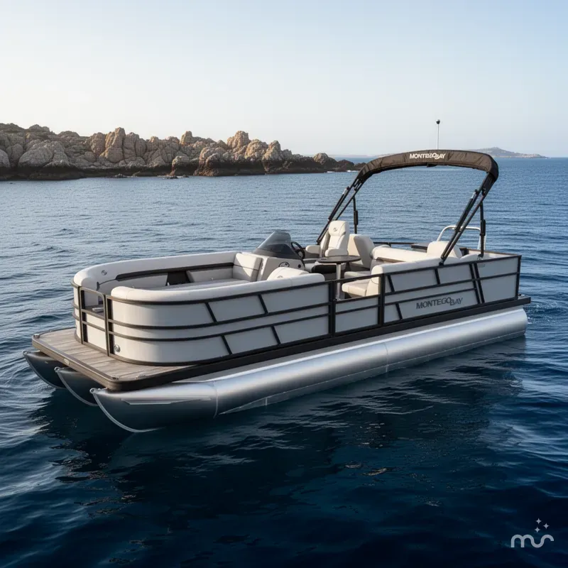 Slide: The Image of Montego Bay 150HP Fish & Cruise 8522 Tritoon 2026 - 2