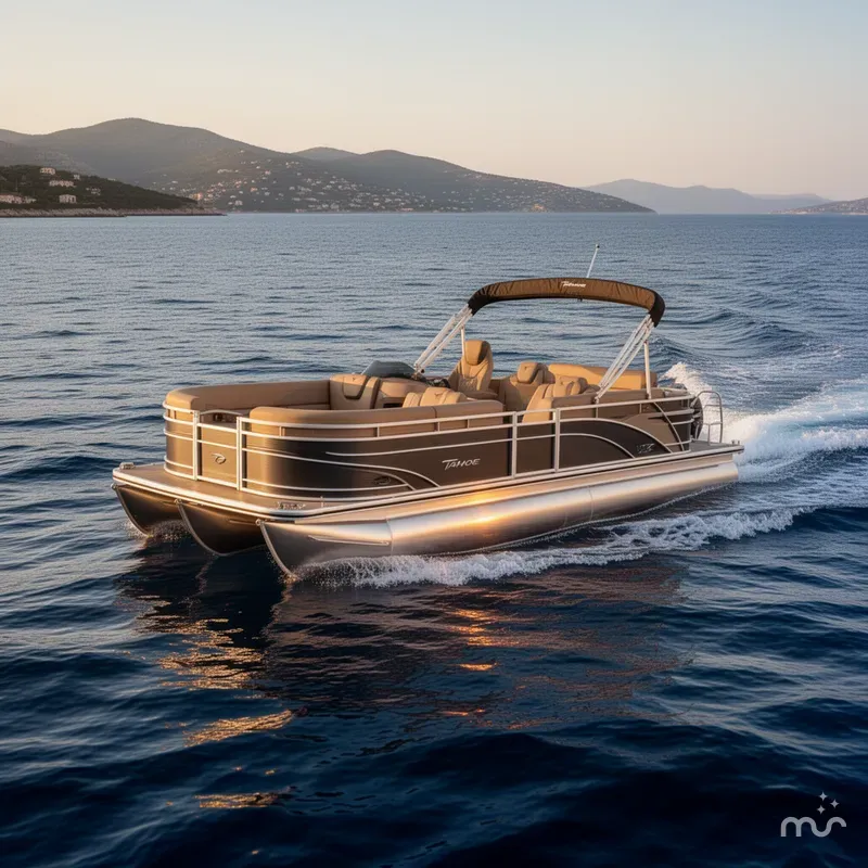 The Image of Tahoe LTZ 200HP CRB 2385 Cruise Rear Bench Tritoon 2026 - 0
