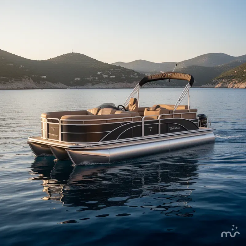 Slide: The Image of Tahoe LTZ 200HP CRB 2385 Cruise Rear Bench Tritoon 2026 - 1