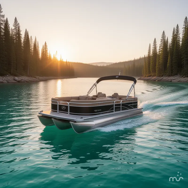 Slide: The Image of Tahoe Sport 200HP VRB 2385 Swingback Tritoon 2026 - 1