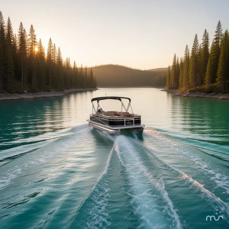 Slide: The Image of Tahoe Sport 200HP VRB 2385 Swingback Tritoon 2026 - 2