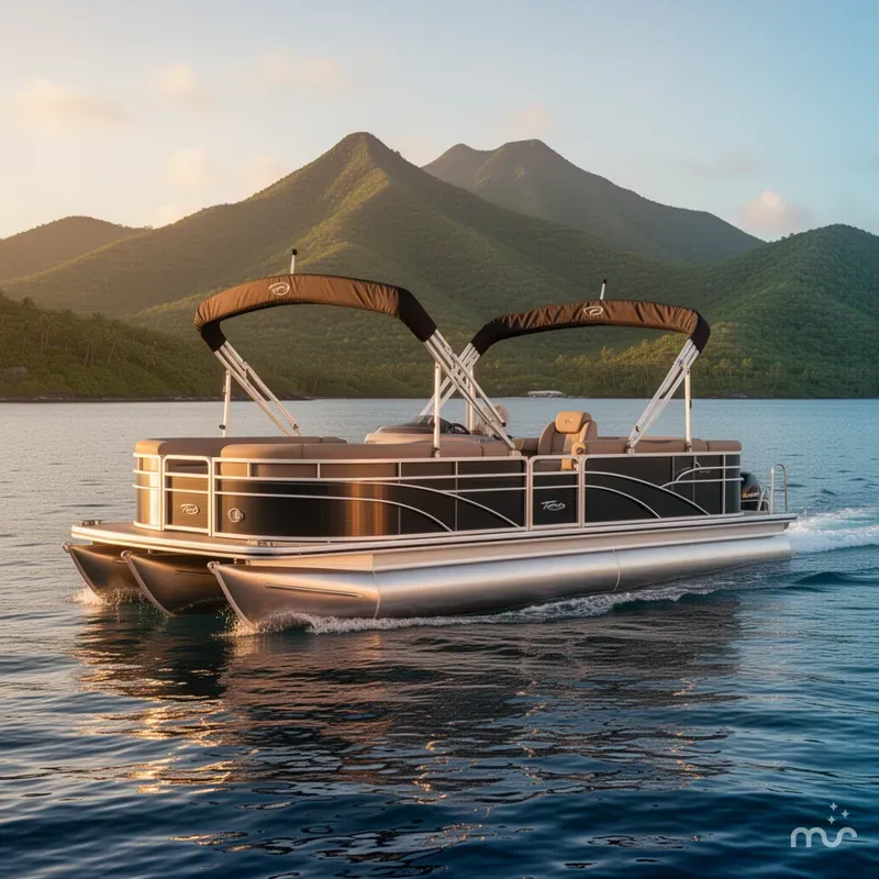 Slide: The Image of Tahoe LTZ 200HP Quad Lounge Shift SS 2385 Tritoon 2026 - 2