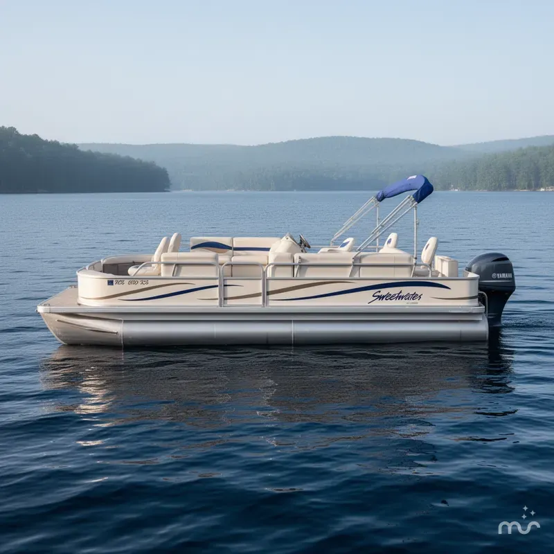 Slide: The Image of Sweetwater 2386 F Pontoon & 90HP Yamaha 4-Stroke EFI - $15,995 2006 - 0