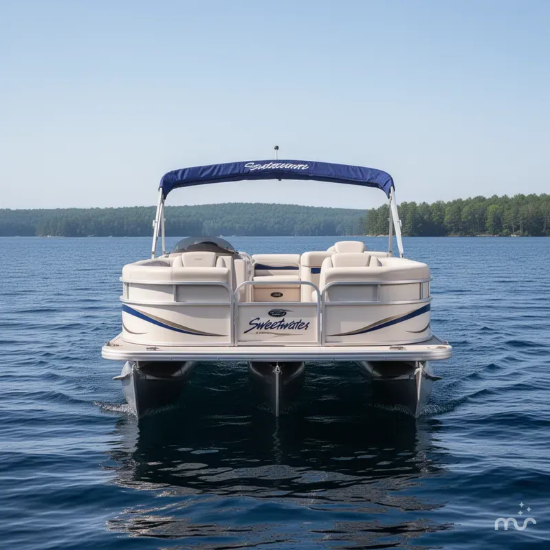 Slide: The Image of Sweetwater 2386 F Pontoon & 90HP Yamaha 4-Stroke EFI - $15,995 2006 - 1