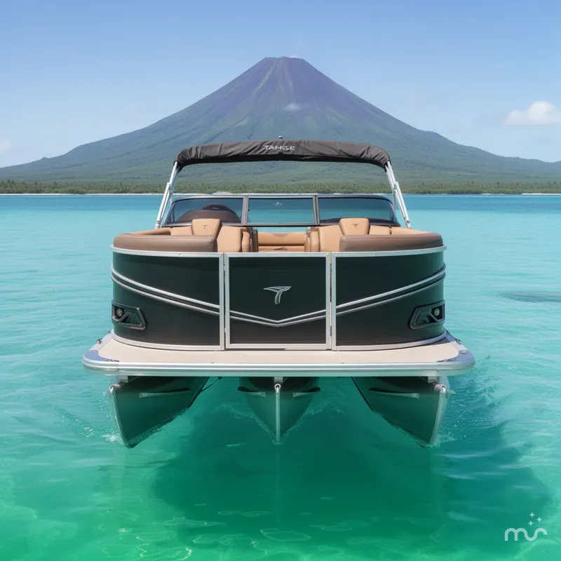 Slide: The Image of Tahoe LTZ 200HP Elite Windshield 2385 Tritoon 2026 - 1