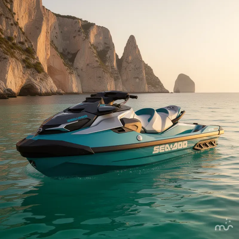 The Image of Sea-Doo GTX Limited 325 Teal Metallic 2026 - 0