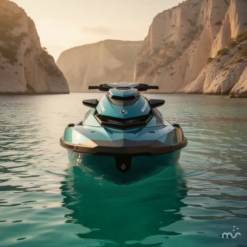 Slide: The Image of Sea-Doo GTX Limited 325 Teal Metallic 2026 - 1