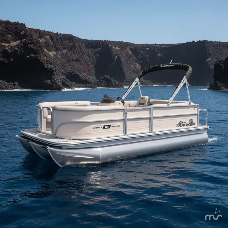 The Image of Sun Tracker Party Barge 16 DLX 2026 - 0