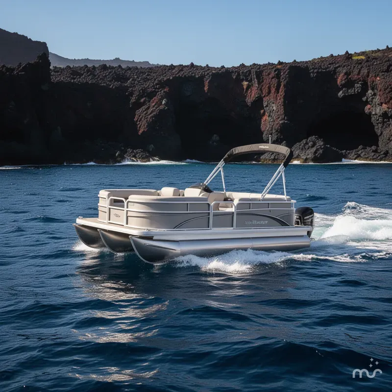Slide: The Image of Sun Tracker Party Barge 16 DLX 2026 - 4