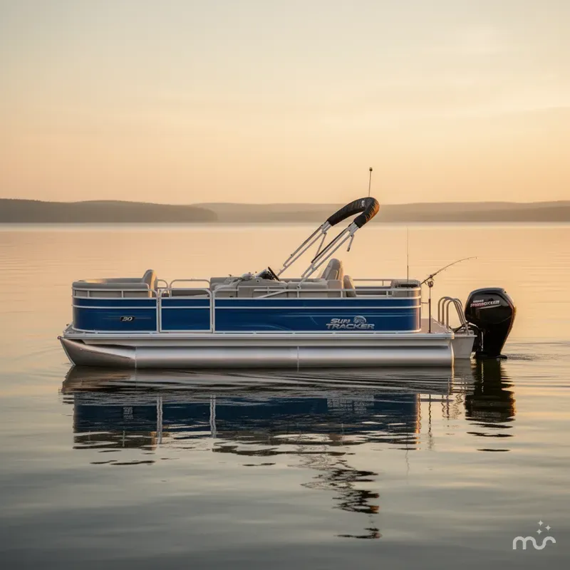 Slide: The Image of Sun Tracker Fishin' Barge 20 DLX 2026 - 1
