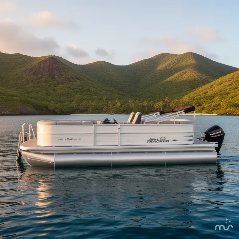 Slide: The Image of Sun Tracker Party Barge 22 XP3 2026 - 2