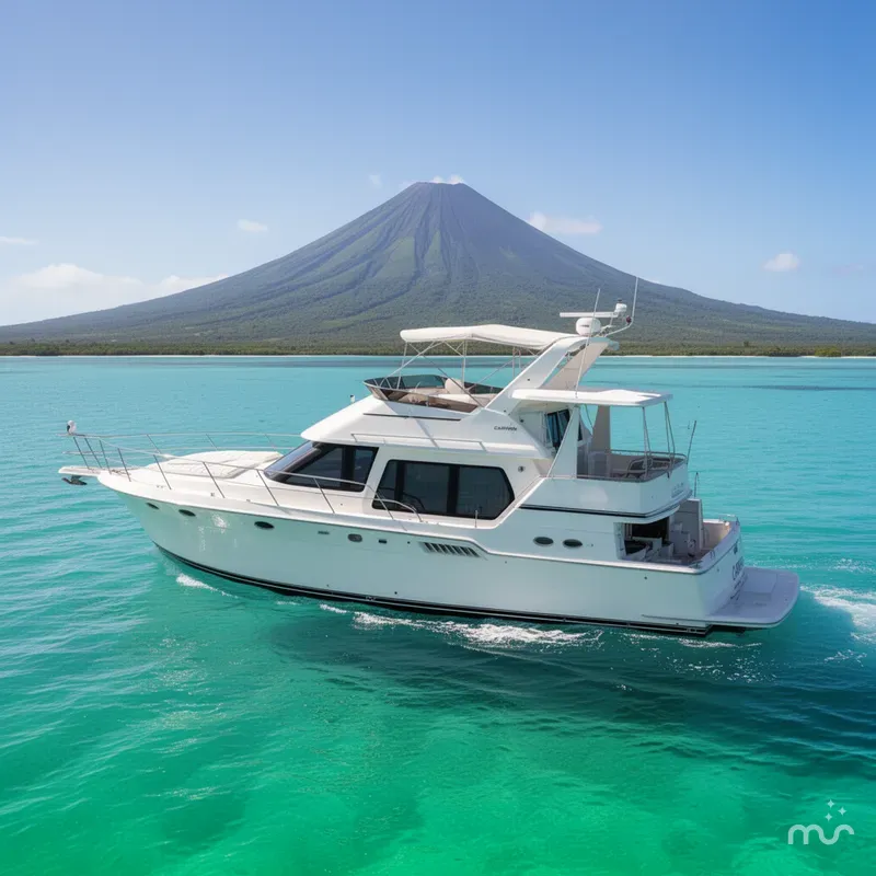Slide: The Image of Carver Yachts 404 Cockpit Motor Yacht 2000 - 1
