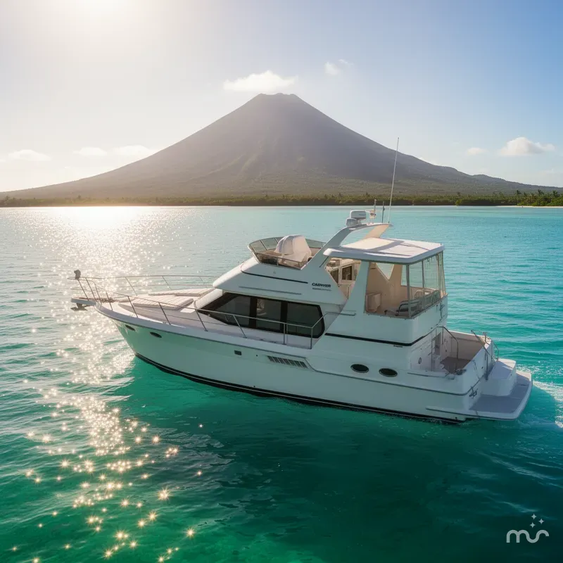 Slide: The Image of Carver Yachts 404 Cockpit Motor Yacht 2000 - 2