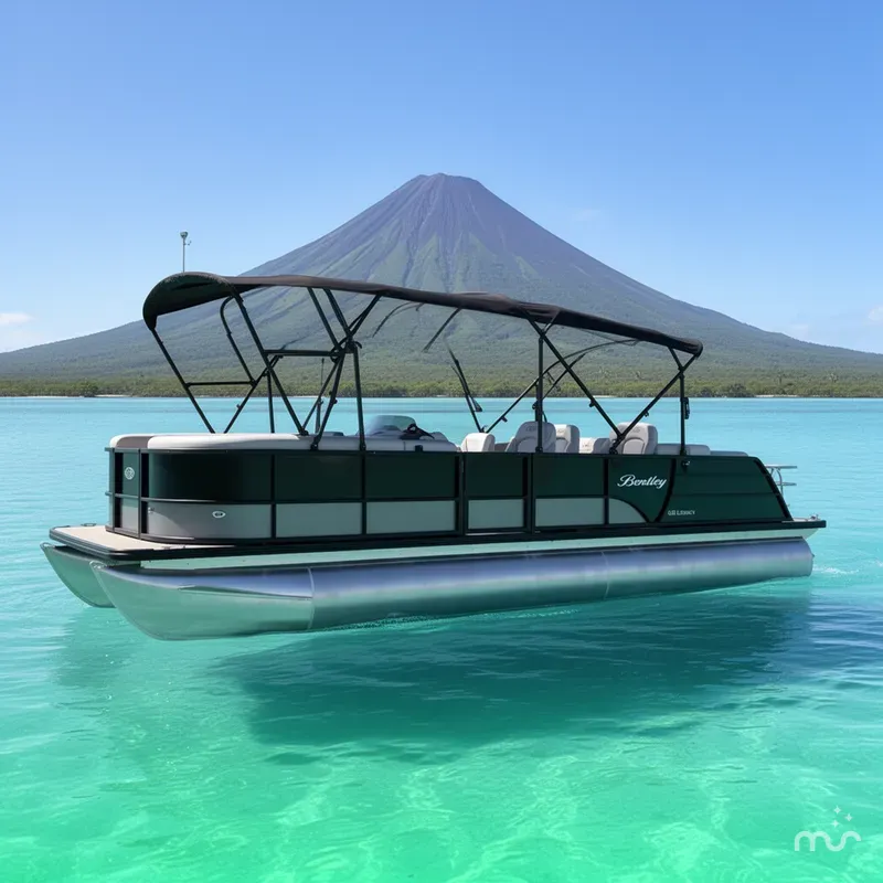 Slide: The Image of Bentley Pontoons Legacy 243 Swingback 2024 - 2