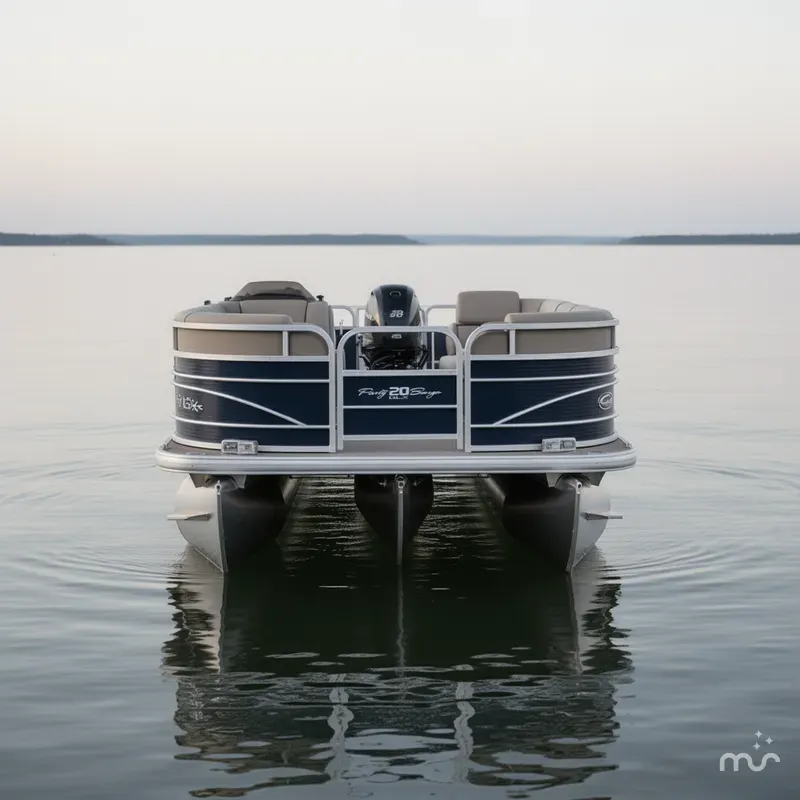Slide: The Image of Sun Tracker Party Barge 20 DLX 2023 - 2