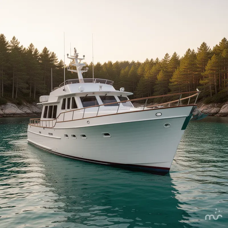 Slide: The Image of Ocean Alexander 50 Pilothouse 1981 - 1