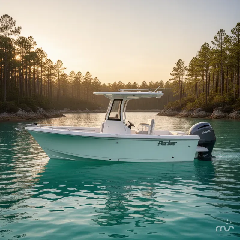 Slide: The Image of Parker Marine 2400 Center Console 2025 - 2