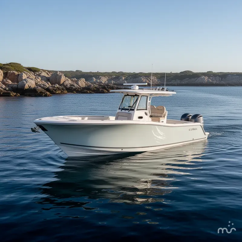 Slide: The Image of Cobia 305 Center Console 2026 - 2