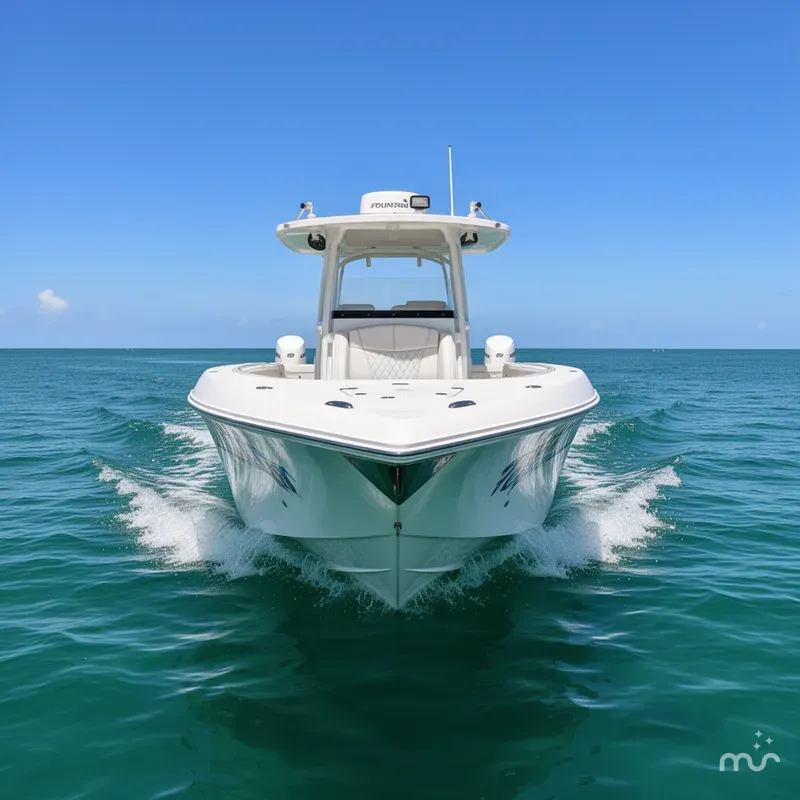 Slide: The Image of Fountain 34 Center Console 2018 - 1