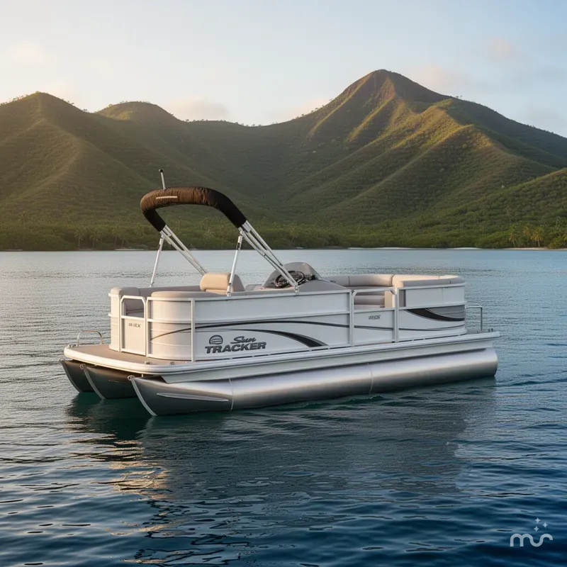 The Image of Sun Tracker Party Barge 16 DLX 2026 - 0