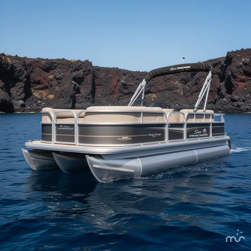 The Image of Sun Tracker Party Barge 18 DLX 2023 - 0