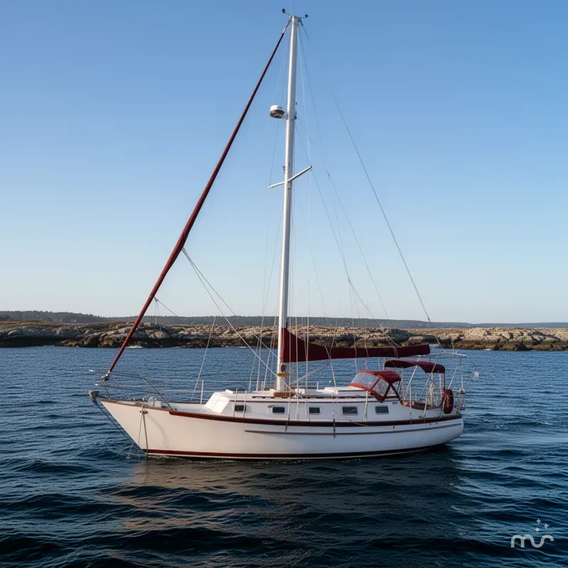 Slide: The Image of Pacific Seacraft Crealock 34 1995 - 2