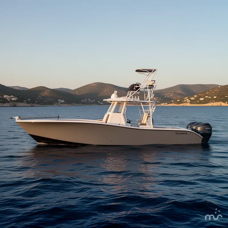 Slide: The Image of Yellowfin 36 Offshore 2025 - 2