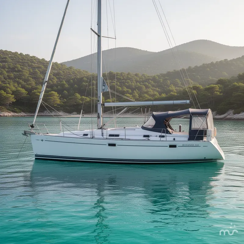 Slide: The Image of Beneteau Oceanis 381 1998 - 2