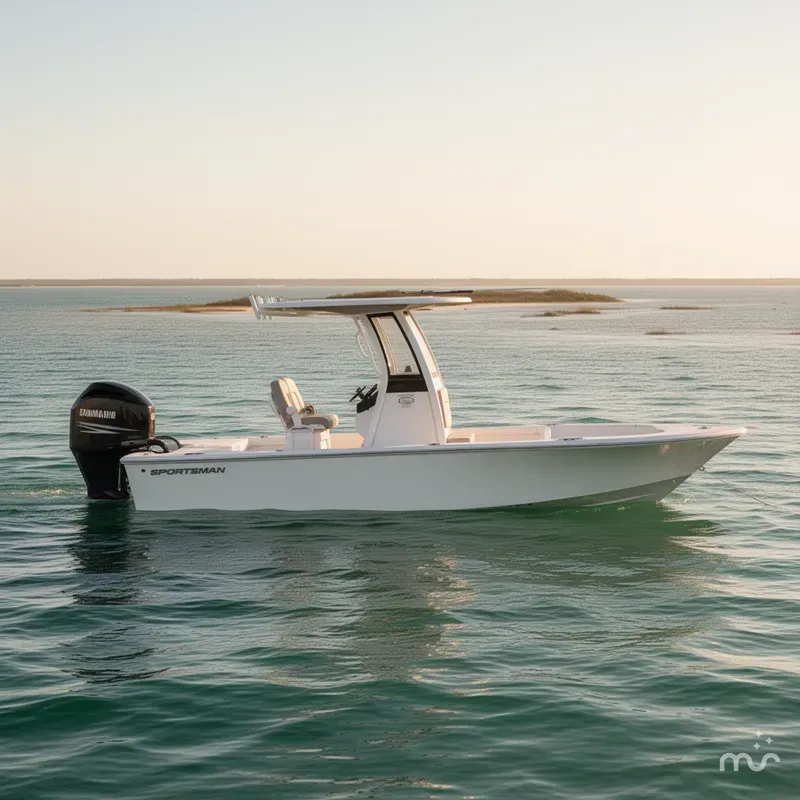 Slide: The Image of Sportsman Masters 227 Bay Boat 2026 - 2