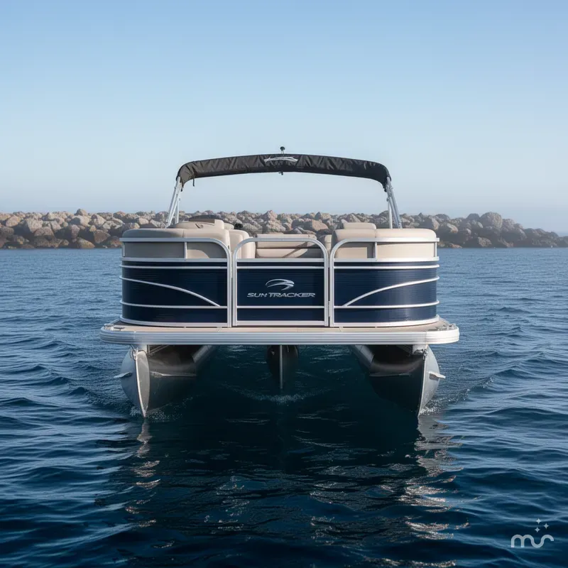 Slide: The Image of Sun Tracker Party Barge 20 DLX 2022 - 1