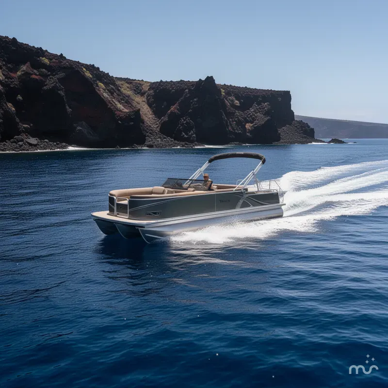 Slide: The Image of Tahoe LTZ 200HP Elite Windshield 2385 Tritoon 2026 - 1