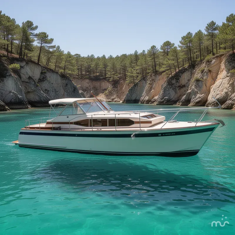 Slide: The Image of Chris-Craft Roamer 37 1967 - 2